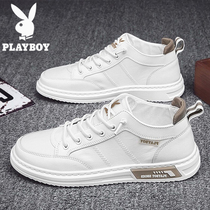 Floral Playboy mens shoes Summer genuine leather breathable 100 hitchhiking shoes mens pilots casual shoes little white sports board shoes