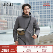 AIGLE Aigao Winter couple co-educator GORE-TEX wind and rainproof vapor to keep outdoor cotton jacket