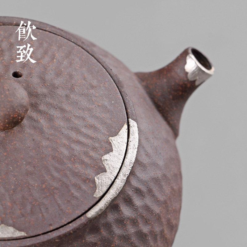 Ultimately responds to the old rock, all hand filtering household contracted coarse pottery teapot tea ceramic small kung fu tea pot