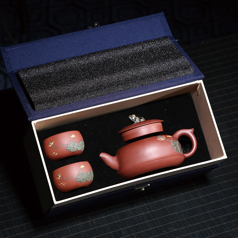 Leopard lam, yixing masters are it pure hand - made ball hole, xi shi tea pot size capacity of the single tea set