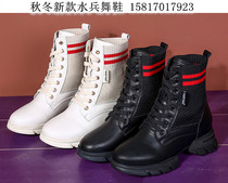 Autumn Winter New Ji Mei Shui Soldiers Dance Shoes Soft Bottom Square Dance Shoes Plus Suede Sports Casual Shoes Yang Liping Performance Shoes