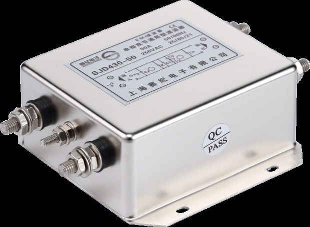 emi 单相双节电源滤波器抗干扰sjd430-3a 6a0a 30a 40a 220v 包邮