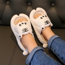Japanese children slippers Summer softbottom non-slip female baby cute tiger indoor home boy cool slippers