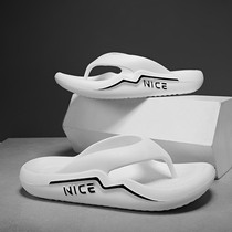 Japanese slippers spring mens indoor home Home thick bottom Trampled Sandals Slippers Non-slip Bathing Outwear Shoes