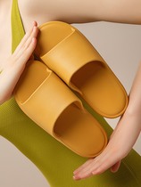 Japanese Home Slippers Womens Summer Indoor Living-room Stink-Resistant Anti-Slip Bathroom Speed Dry Couple Men Cool Slippers