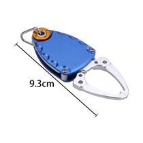 Aviation aluminum alloy small mini-control fisher Anti-seawater microbiotic Luia shell worm clamp fish mouth fisher