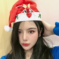 Christmas hat children adult headdress Christmas gift Santa Claus decoration Christmas hat kindergarten baby gift