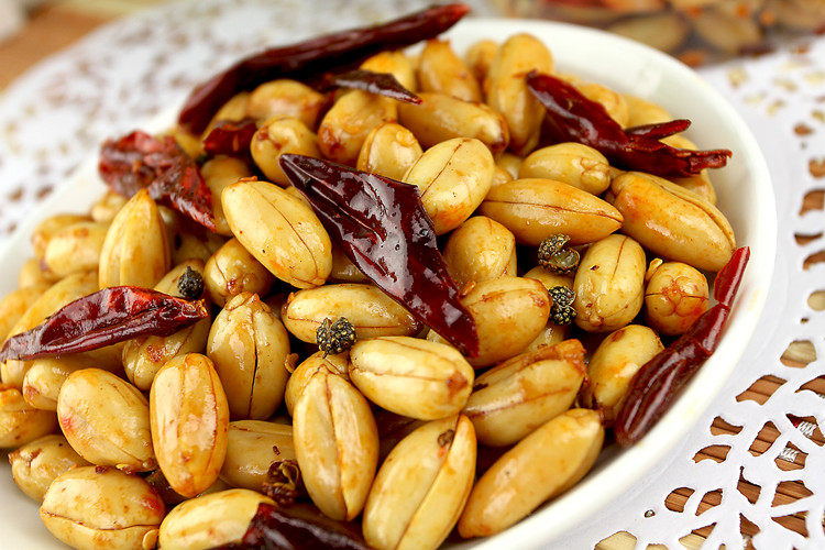 河南开封特产兴盛德麻辣花生米/五香花生仁325克坚果零食小吃年货