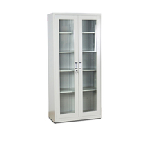 Kerry Xin Office Furniture Glass Door Cabinet Tin Cabinet Manufacturer Direct Selling Steel Cabinet File Cabinet Office Cabinet