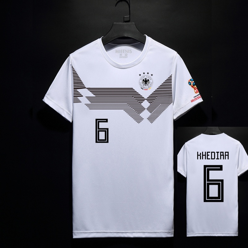 2018世界杯t恤德国队球衣t恤13号穆勒 格策厄