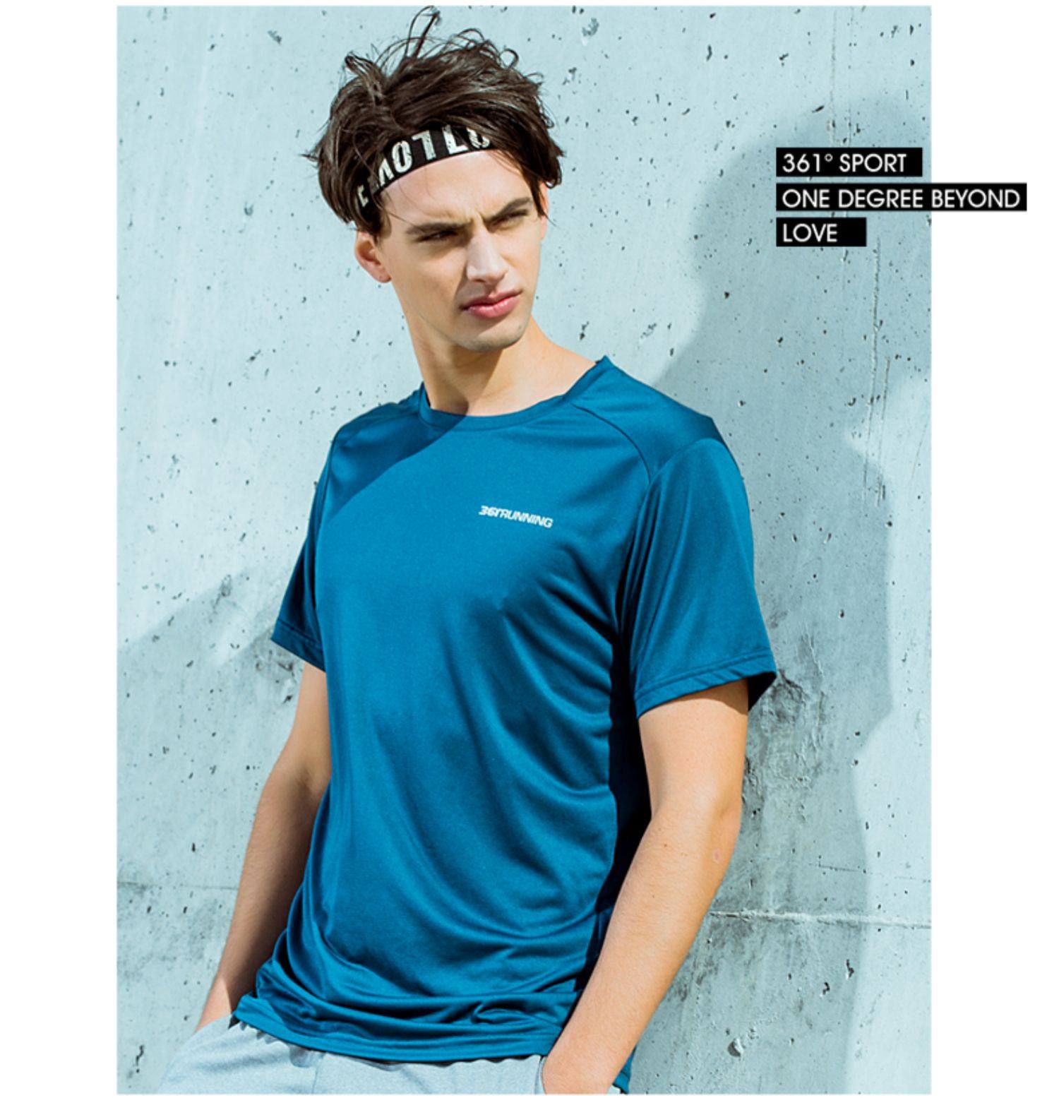 361短袖运动套装男速干2019新款