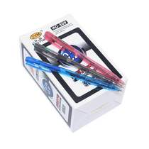 50 boxes of free horse press ballpoint pen 0 7mm red and blue black office Press ballpoint pen smooth and write