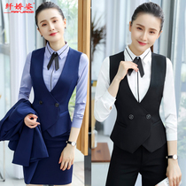 Waiter work clothes female teacher beautician cashier Restaurant Hotel ktv vest professional suit women autumn and winter