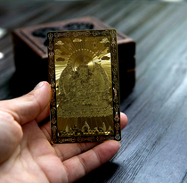 Jiuhua Mountain King Kong Sasha Protective Body Card Pure Bronze Kafokamotos life Buddha statue of Buddha statue of Buddha statue