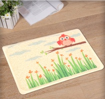 Silk ring floor mat carpet door mat door entrance floor mat hall bathroom kitchen anti-slip mat home floor mat tread mat