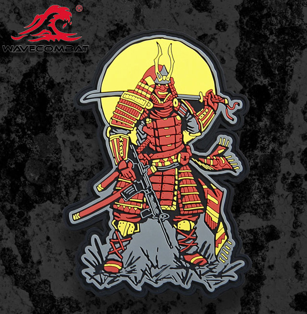 Нашивка на одежду OTHER WAVECOMBAT SAMURAI PVC OTHER / Other Нашивка на одежду OTHER WAVECOMBAT SAMURAI PVC OTHER / Other