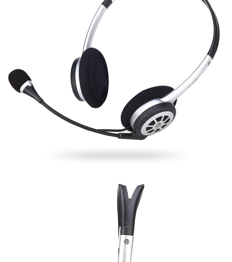 佳禾cd-605mv头戴式电脑耳机带麦克风批发厂家直销耳麦话筒台式