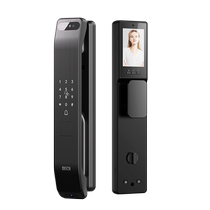Boke smart door lock face recognition fingerprint lock visual cats eye password lock fully automatic electronic home anti-theft V7