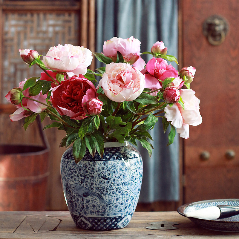 Beaming new Chinese blue and white porcelain is jingdezhen ceramic vase the magpies name plum zen sitting room place flower arrangement