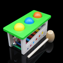 1-3-6-year-old kindergarten childrens gifts wooden quality intelligence early education toys sound knocking table knocking table