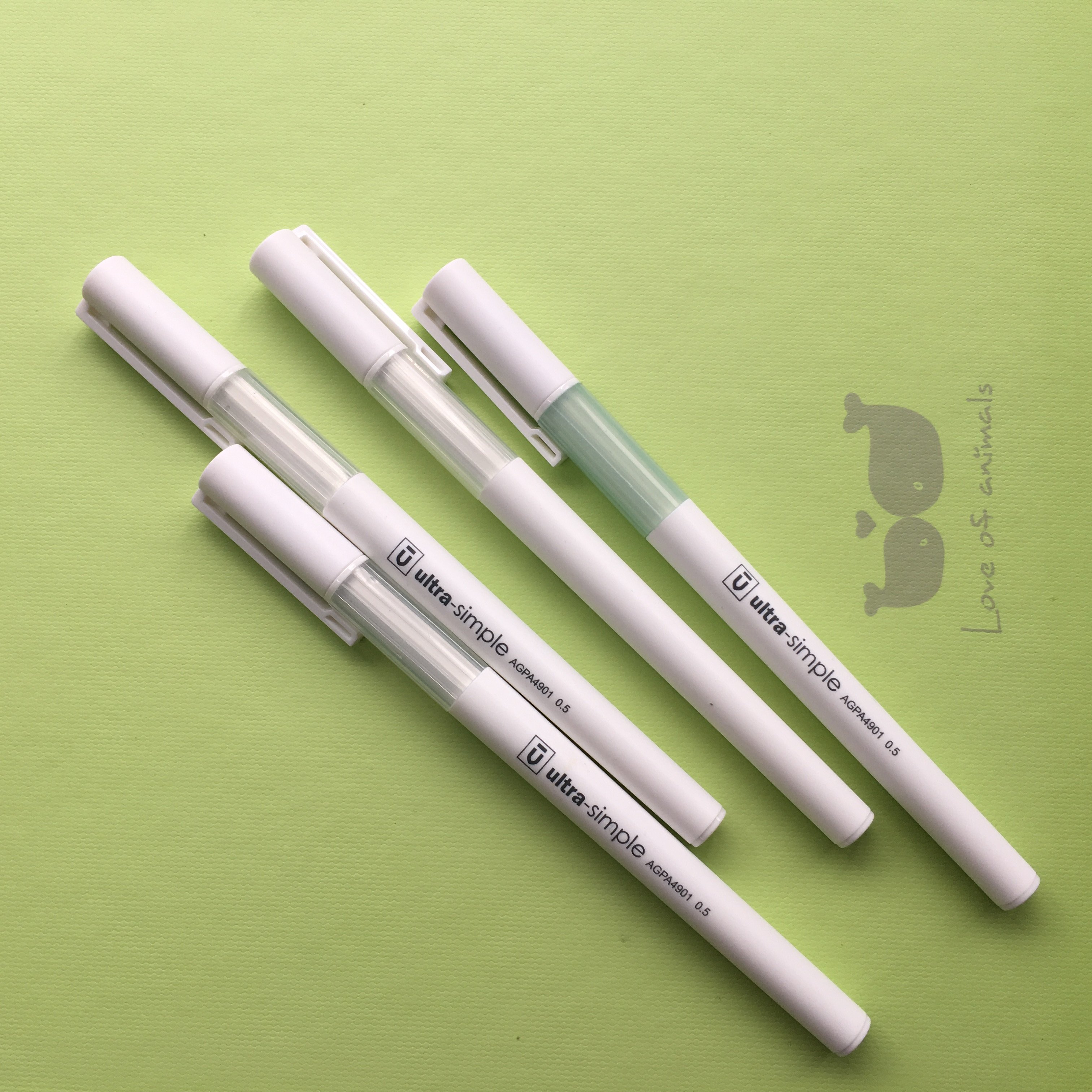 晨光优品按动0.5mm子弹头中性笔 柔软握感 晨光按动中性笔