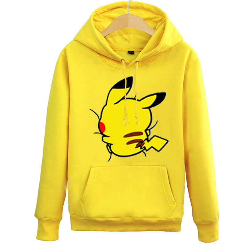 皮卡丘卫衣精灵宝可梦go宠物小精灵秋季秋冬加