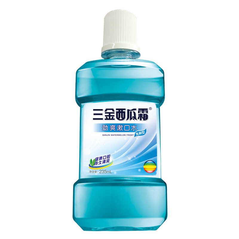 三金西瓜霜 口腔护理 去牙渍 漱口水 8瓶*235ml 家庭装 清洁口腔产品展示图5