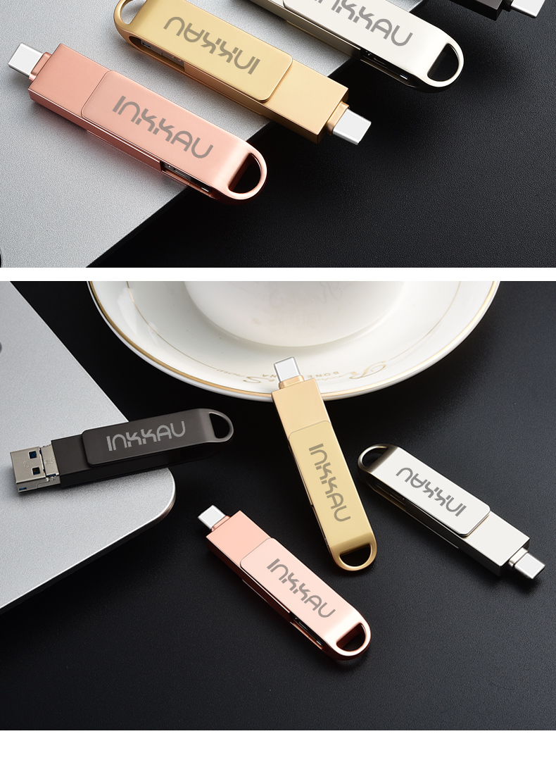 otg手机u盘两用64g安卓type-c华为p20p9p10移动外接优盘高速双接口usb