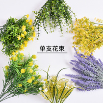 Nordic ins small fresh simulation flower decoration living room dining table fake flower decoration flower silk flower arrangement decoration dry bouquet