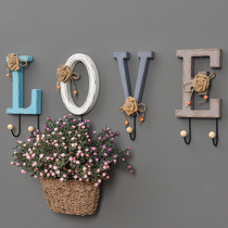 Creative key hook decoration Nordic wall entrance door shelf Wall hanging hanger Wall decoration fitting room hook
