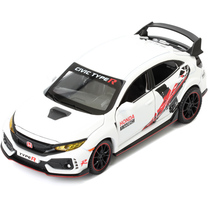 Honda Civic car model toy sports car simulation car model alloy car pullback car Childrens birthday gift