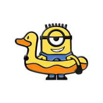 Zhenggang ZGOx small yellow people Joint brooch female cartoon Japanese cute badge pin niche 2021 New Tide