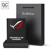 Men length style leather clip Tide Card Fashion Septutors Eye Belief wallet Carpack minimalist High-end Zero Wallet Wallet money clip