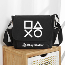 Brief Skew Satchel Canvas Backpack Student Day Ensemble Bag Boys Large Capacity Satchel Korean version Single shoulder bag Female Leisure