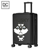 Cartoon two Ha 20 inch boarding suitcase female ins net red student small 24 rod box travel box male 26