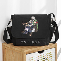 Large oblique cross-border Japanese cute cartoon middle school student shoulder bag Cross-body bag boys campus Japanese Korean version of the tide