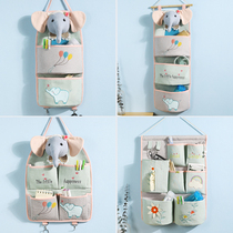 Fabric hanging phone containing hanging bag wall-mounted wall hanging dormitory wall storage bag door rear hanging finishing place bag