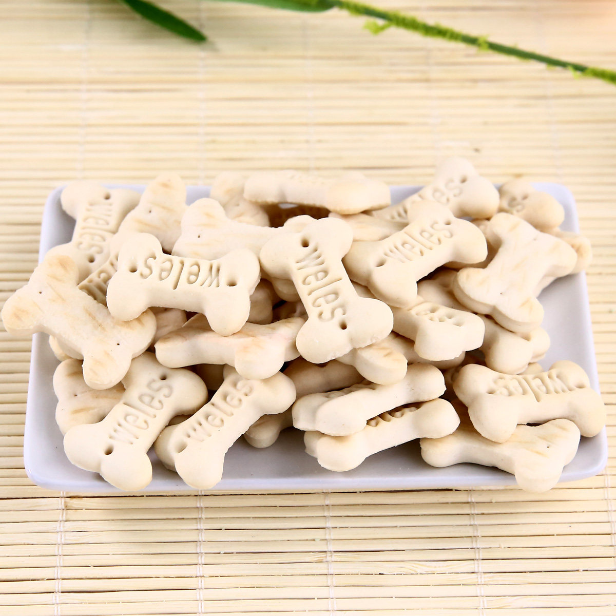 美国威尔斯小骨头消臭牛奶钙狗饼干狗狗零食270g宠物零食24省包邮