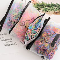 Childrens rubber band does not hurt hair thickened small size Hairband Princess disposable high elastic durable rubber ring rubber band