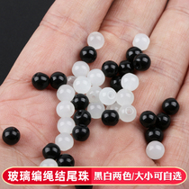 Black beads loose beads bracelet beads beads beads woven handmade diy material