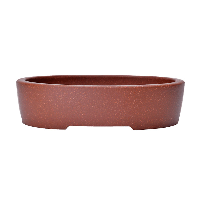 Greatness, yixing violet arenaceous basin of small waist round small bonsai flowers, green classical fleshy bonsai POTS