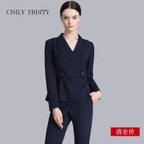 Autumn sales department Small suit jacket Womens suit Womens top Professional suit Suit tooling Formal hotel work clothes