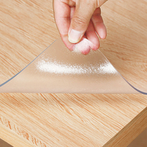 Odorless transparent PVC tablecloth soft glass tablecloth waterproof and oil-proof disposable anti-scalding coffee table table mat crystal plate thickness