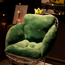 Cushion cushion integrated office sedentary chair seat butt student chair cushion thick cushion backrest seat cushion on the ground