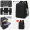 Elegant Black Paired Black Small Backpack Large Single Warehouse Regular Edition