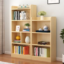 Solid Wood landing creative middle school students home Toys book cabinet White small bookshelf Net red layered storage cabinet