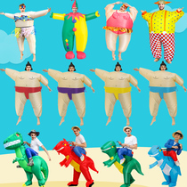 Inflatable clothing Halloween costume inflatable dinosaur clothes childrens puppet clothing adult dinosaur inflatable clothing cartoon funny