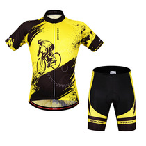 WOSAWE cycling suit short sleeve suit men and women breathable quick dry self mountain bike riding suit custom