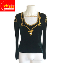 Mens blouses black Phnom Penh ballet Prince serving set to perform a ballet dancers dance drama The new men s