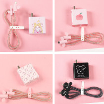 Xiaomi RedmiBook Pro 15 6 laptop power cord protective cover 100W charger sticker data cable winding rope cartoon cute protective cover Shell decorative film wire
